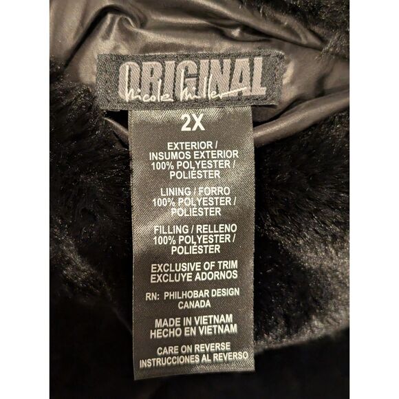 Original by Nicole Miller Faux Fur Reversible Vest • Cozy Winter Layer - Picture 6 of 6